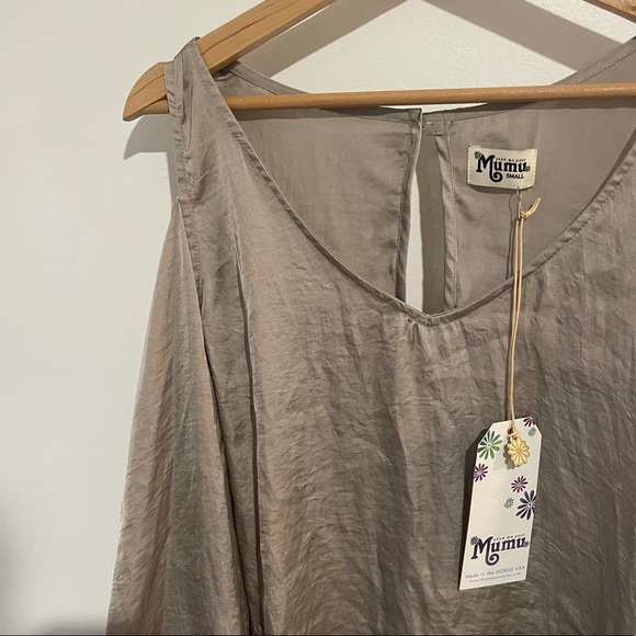 NWT Show Me Your MuMu Silver Shoulder Boo Tunic S - Picture 4 of 9